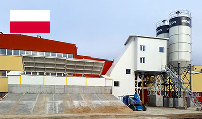 Special Design Concrete Batching Plant for Poland