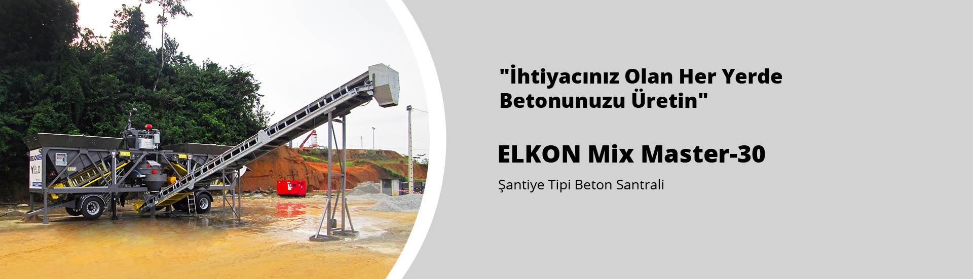 Mix Master-30 Şantiye Tipi Beton Santrali