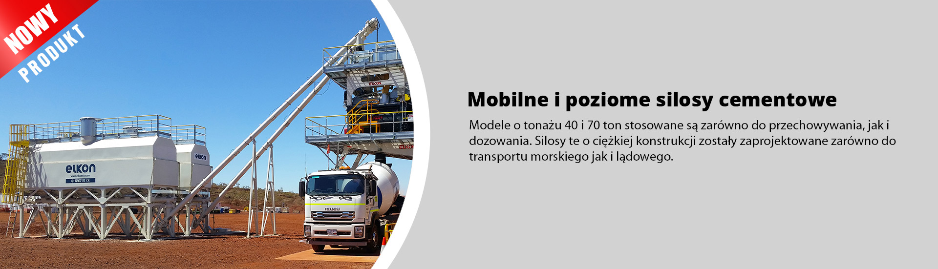 MOBILNE I POZIOME SILOSY CEMENTOWE