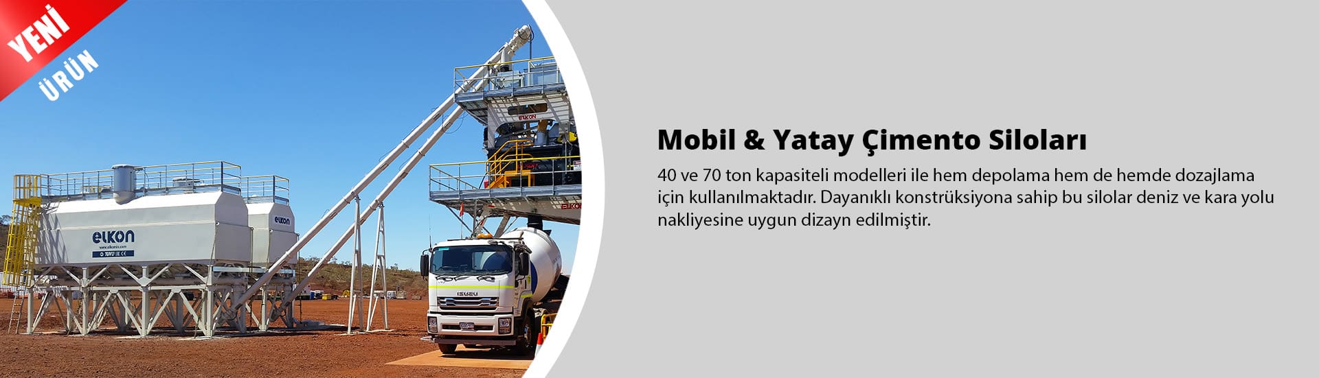 Mobil & Yatay Çimento Siloları