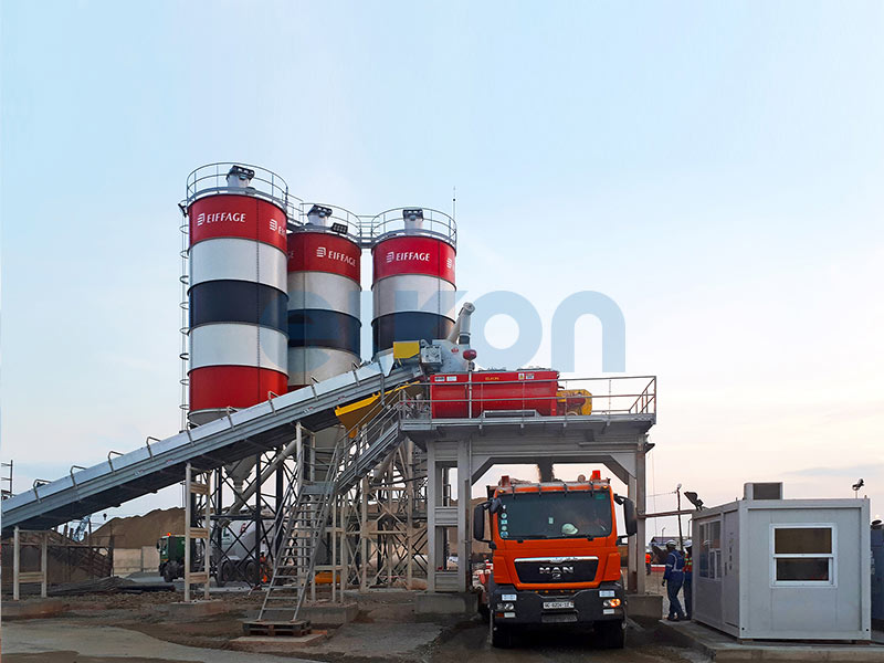 ELKON stationary-continuous-mixing-plant