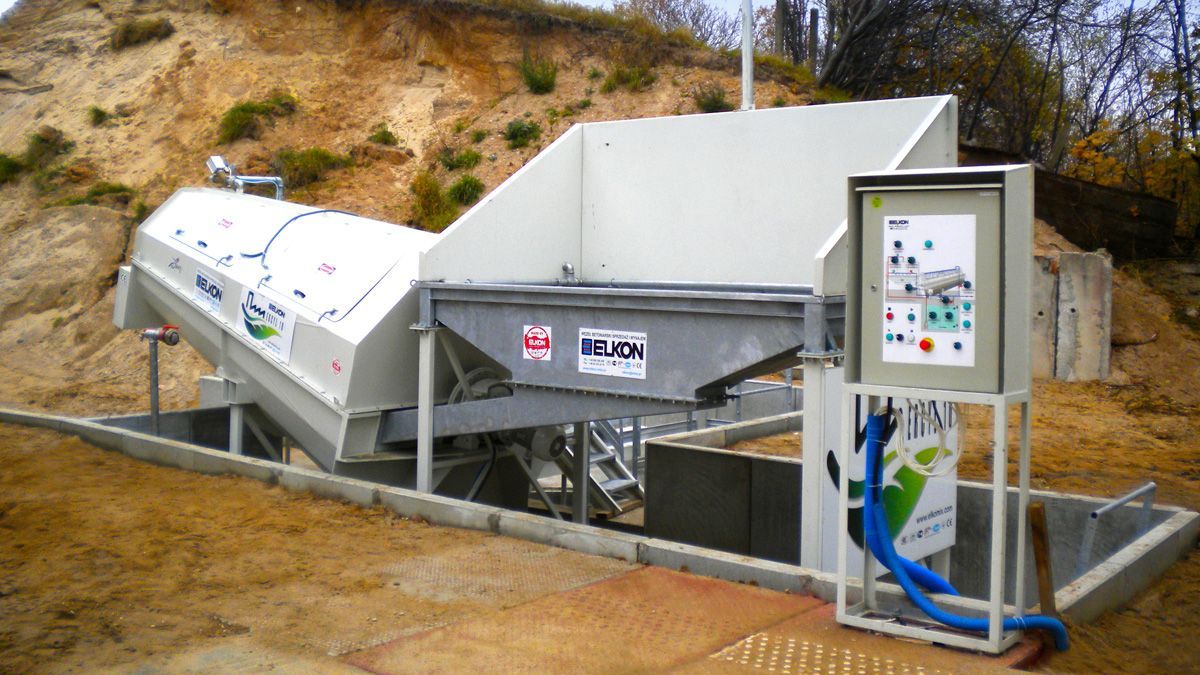 SYSTEME DE RECYCLAGE DE RESIDUS DE BETON