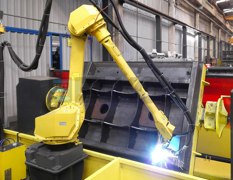 ELKON Twin Shaft Mixers Welding Robots